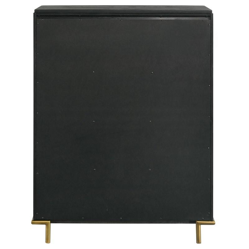 Large Picture of Coaster Furniture Arini 224335 5-Drawer Bedroom Chest - Black