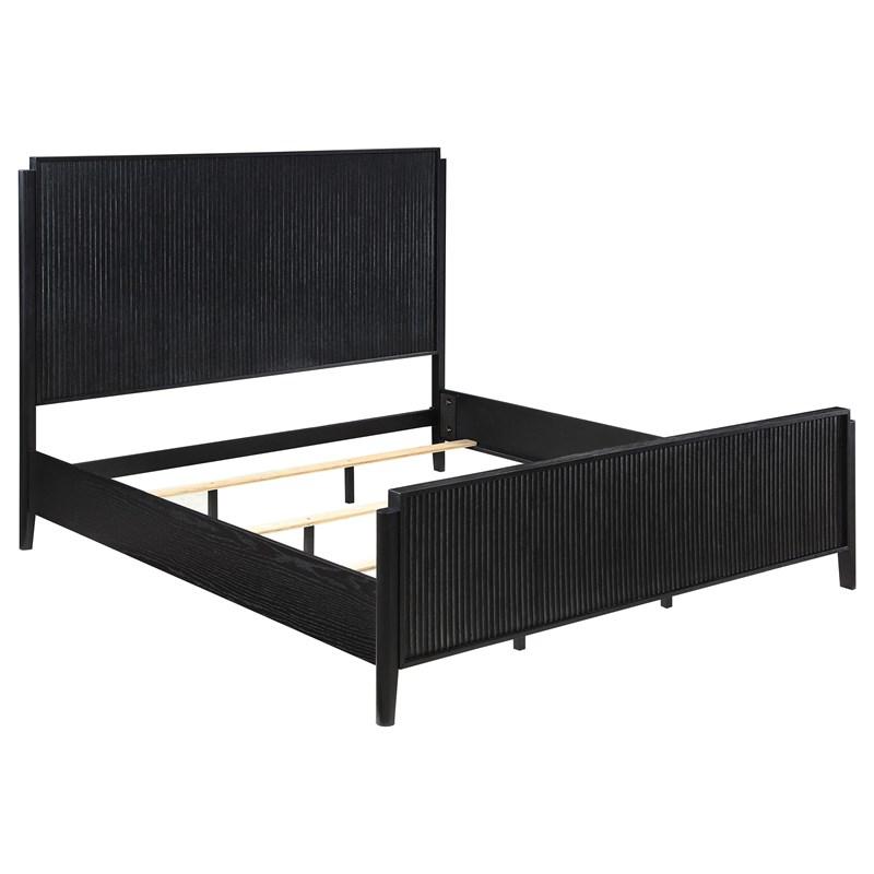Coaster Furniture Brookmead 224711KE Wood Eastern King Panel Bed - Black