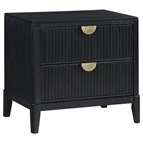 Coaster Furniture Brookmead 224712 2-Drawer Nightstand - Black