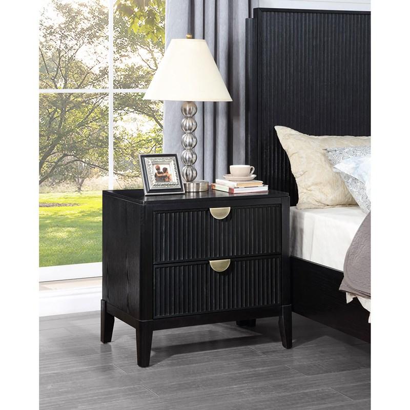 Large Picture of Coaster Furniture Brookmead 224712 2-Drawer Nightstand - Black