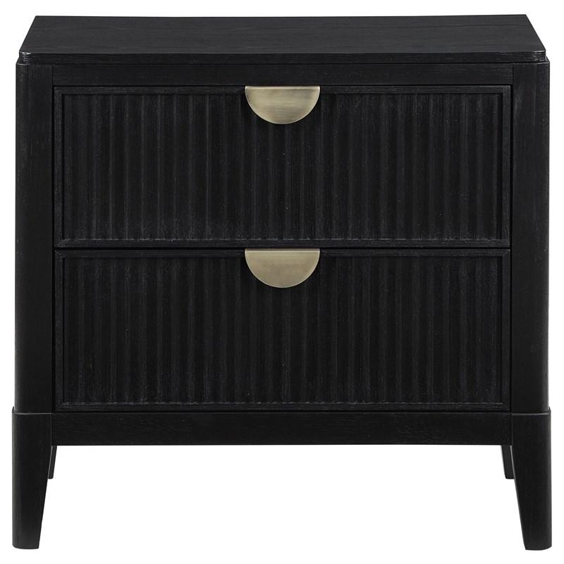 Large Picture of Coaster Furniture Brookmead 224712 2-Drawer Nightstand - Black