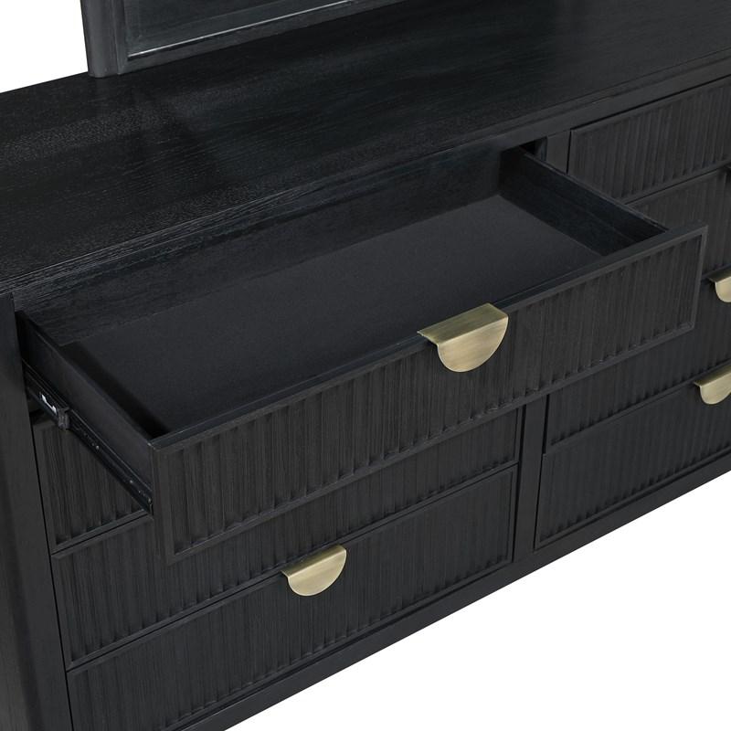 Large Picture of Coaster Furniture Brookmead 224713 8-Drawer Dresser - Black
