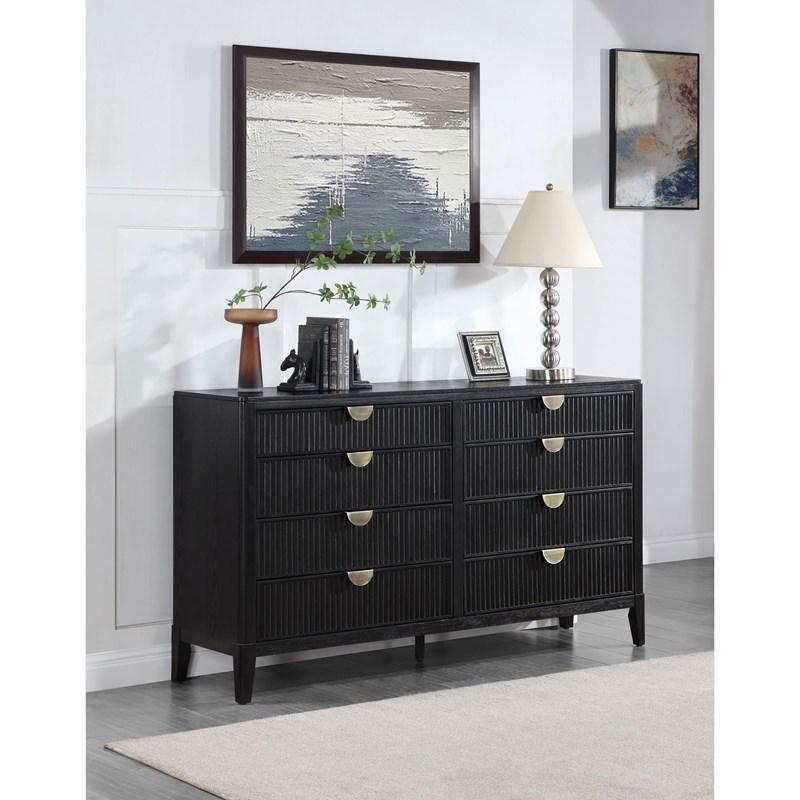 Large Picture of Coaster Furniture Brookmead 224713 8-Drawer Dresser - Black