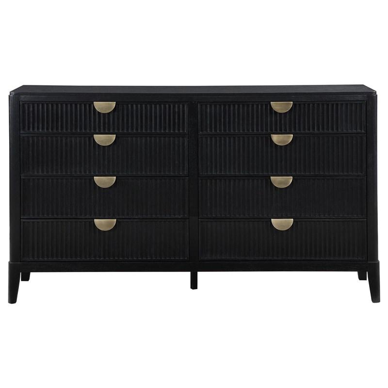 Large Picture of Coaster Furniture Brookmead 224713 8-Drawer Dresser - Black