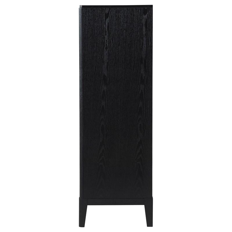 Large Picture of Coaster Furniture Brookmead 224715 5-Drawer Bedroom Chest - Black
