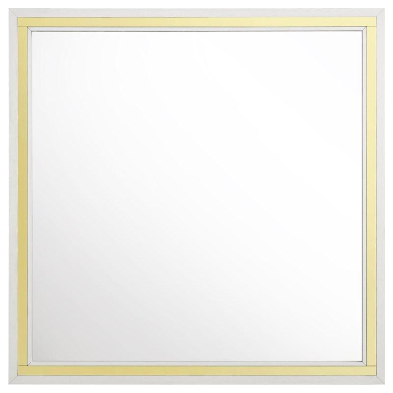 Large Picture of Coaster Furniture Lucia 224734 Dresser Mirror - White