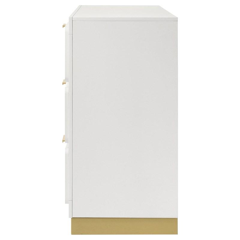 Large Picture of Coaster Furniture Caraway 224773 6-Drawer Dresser - White