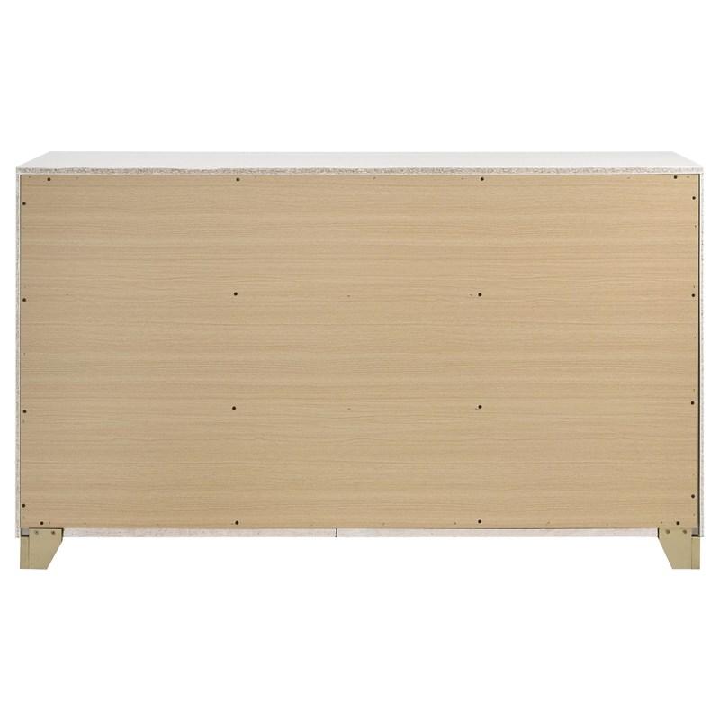 Large Picture of Coaster Furniture Caraway 224773 6-Drawer Dresser - White