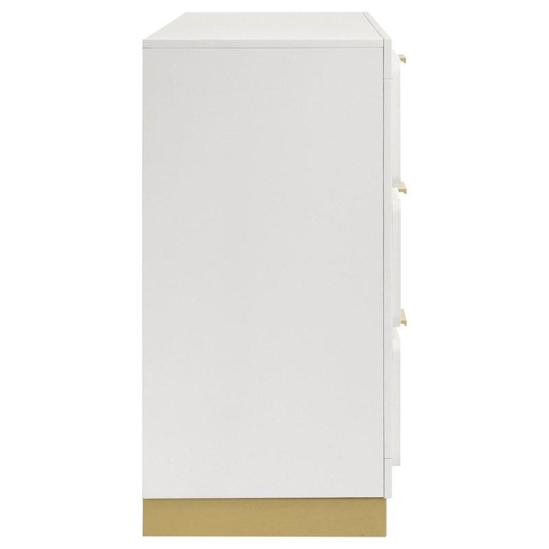 Large Picture of Coaster Furniture Caraway 224773 6-Drawer Dresser - White