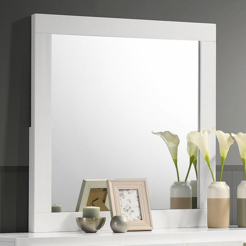 Large Picture of Coaster Furniture Caraway 224774 Dresser Mirror - White