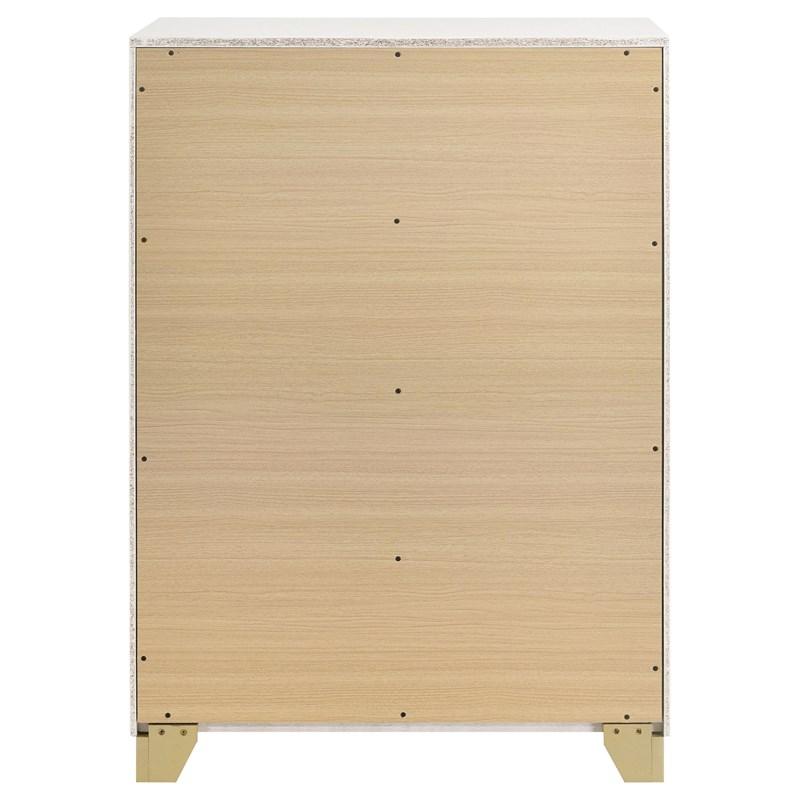 Large Picture of Coaster Furniture Caraway 224775 4-Drawer Bedroom Chest - White