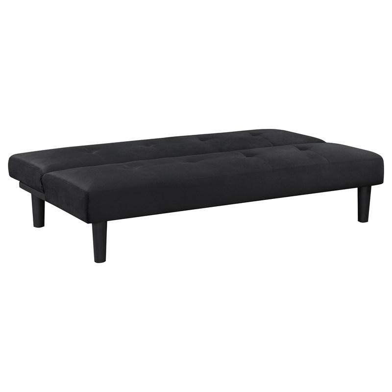 Large Picture of Coaster Furniture Stanford 360238 Upholstered Tufted Convertible Sofa Bed - Black