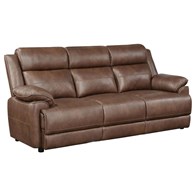 Coaster Furniture Ellington 508281 Upholstered Padded Arm Sofa - Dark Brown (Sofas - Stationary)
