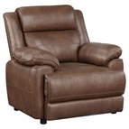 Coaster Furniture Ellington 508283 Upholstered Padded Arm Accent Chair - Dark Brown
