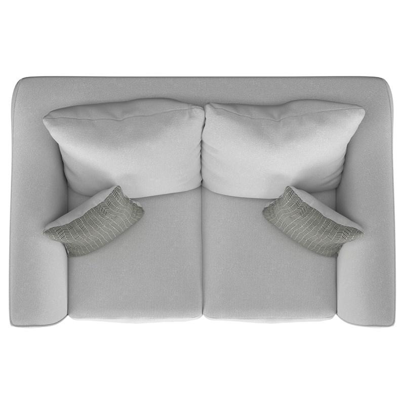 Large Picture of Coaster Furniture Salizar 508582 Upholstered Flared Arm Loveseat - Sand