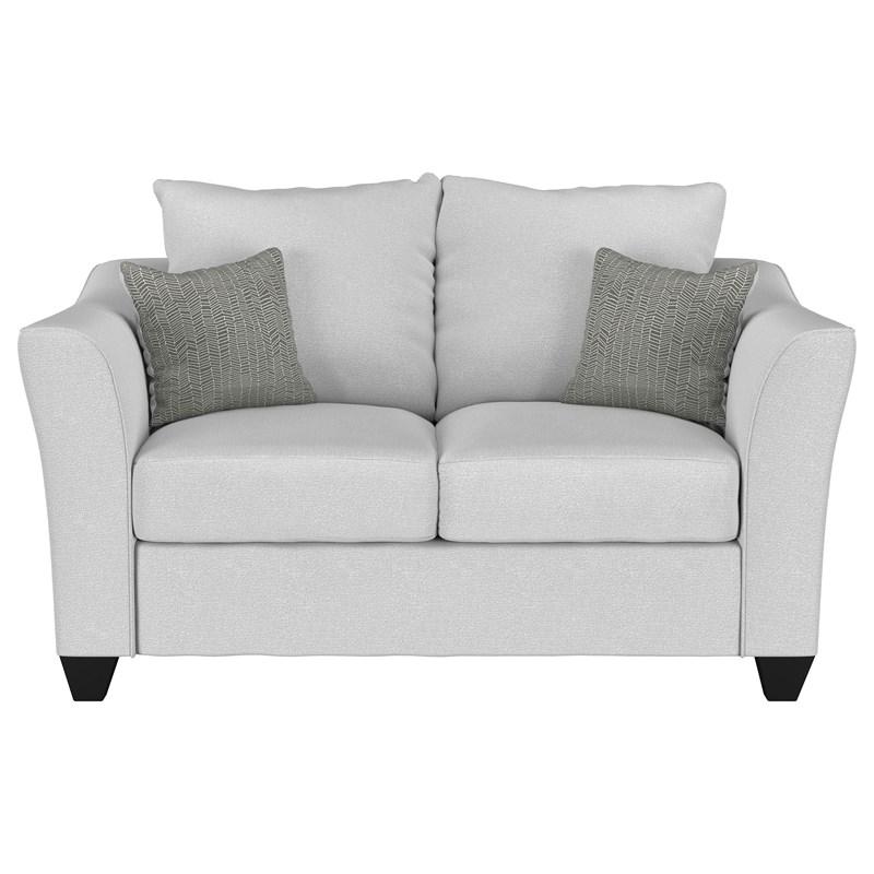 Large Picture of Coaster Furniture Salizar 508582 Upholstered Flared Arm Loveseat - Sand