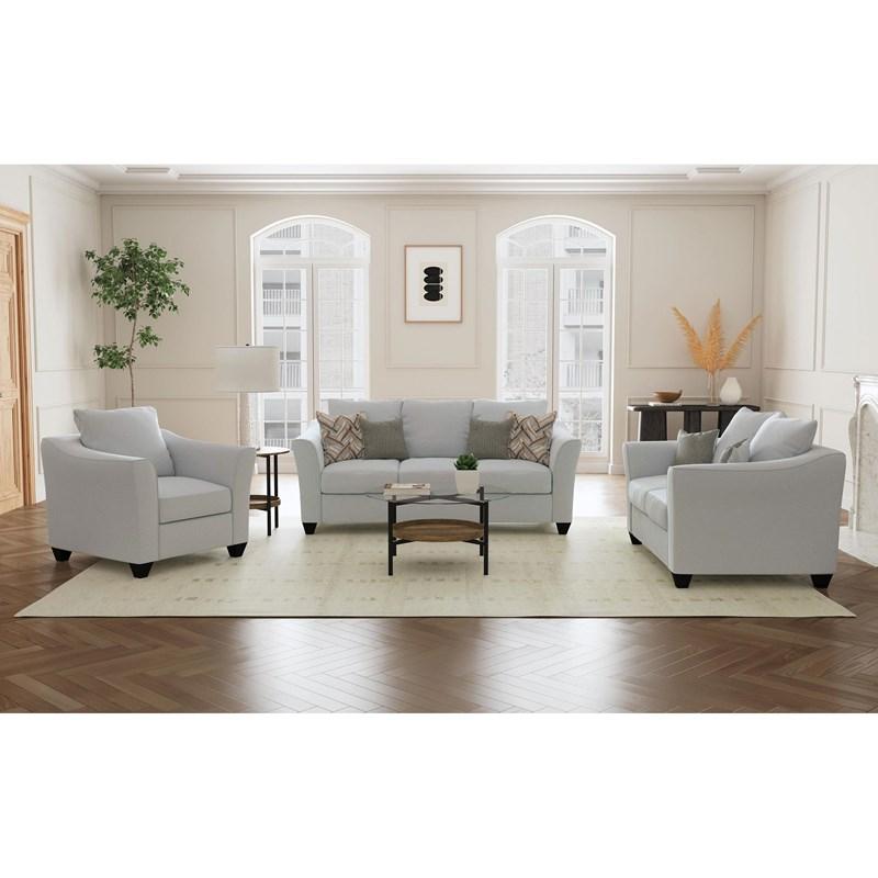 Large Picture of Coaster Furniture Salizar 508583 Upholstered Flared Arm Accent Chair - Sand