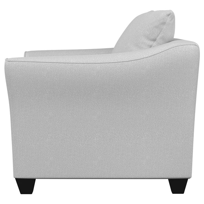 Large Picture of Coaster Furniture Salizar 508583 Upholstered Flared Arm Accent Chair - Sand