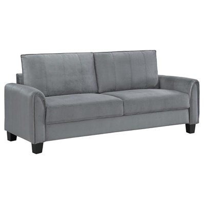 Coaster Furniture Davis 509634 Upholstered Rolled Arm Sofa - Grey