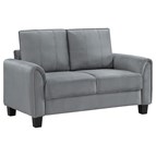 Coaster Furniture Davis 509635 Upholstered Rolled Arm Loveseat - Grey
