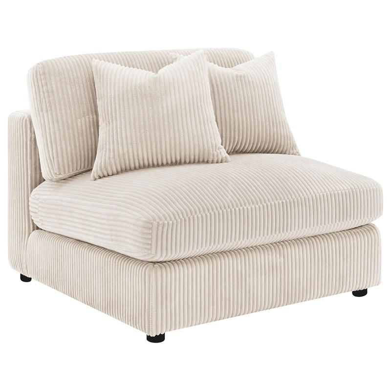 Large Picture of Coaster Furniture Blaine 509899-SET Upholstered Reversible Sectional Sofa - Sand