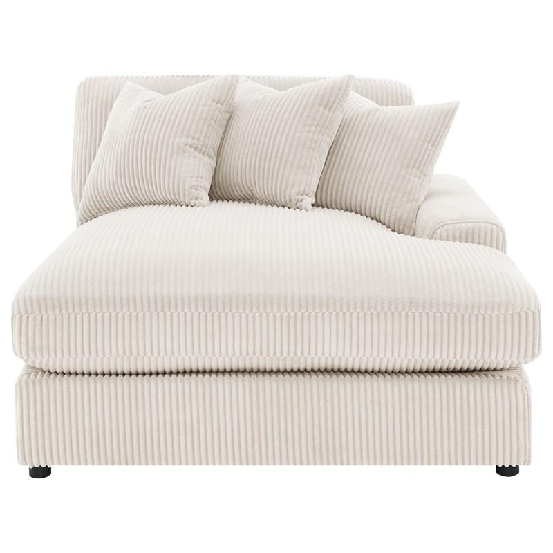 Large Picture of Coaster Furniture Blaine 509899-SET Upholstered Reversible Sectional Sofa - Sand