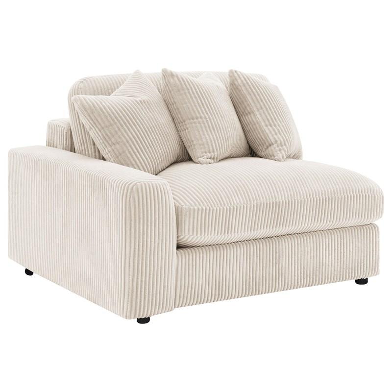 Large Picture of Coaster Furniture Blaine 509899-SET Upholstered Reversible Sectional Sofa - Sand