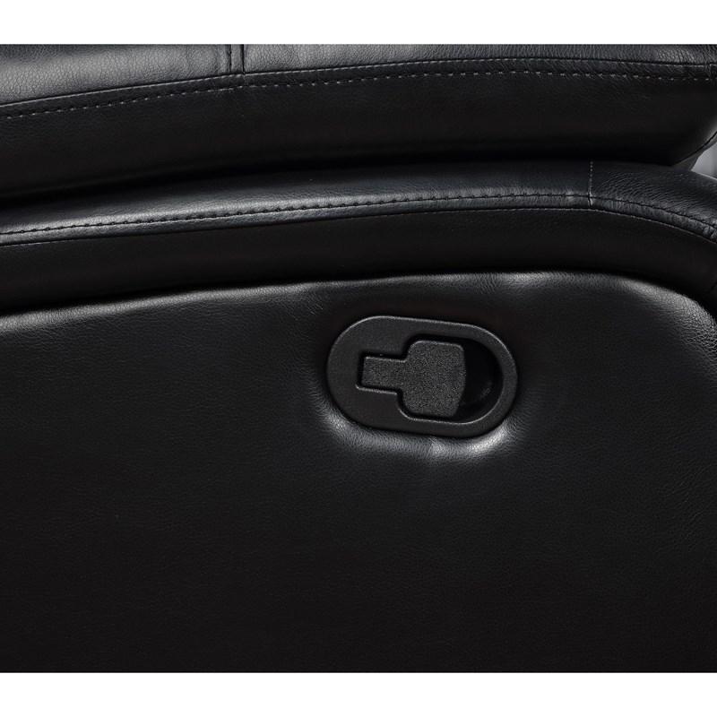 Large Picture of Coaster Furniture Camila 610246 Upholstered Glider Recliner Chair - Black