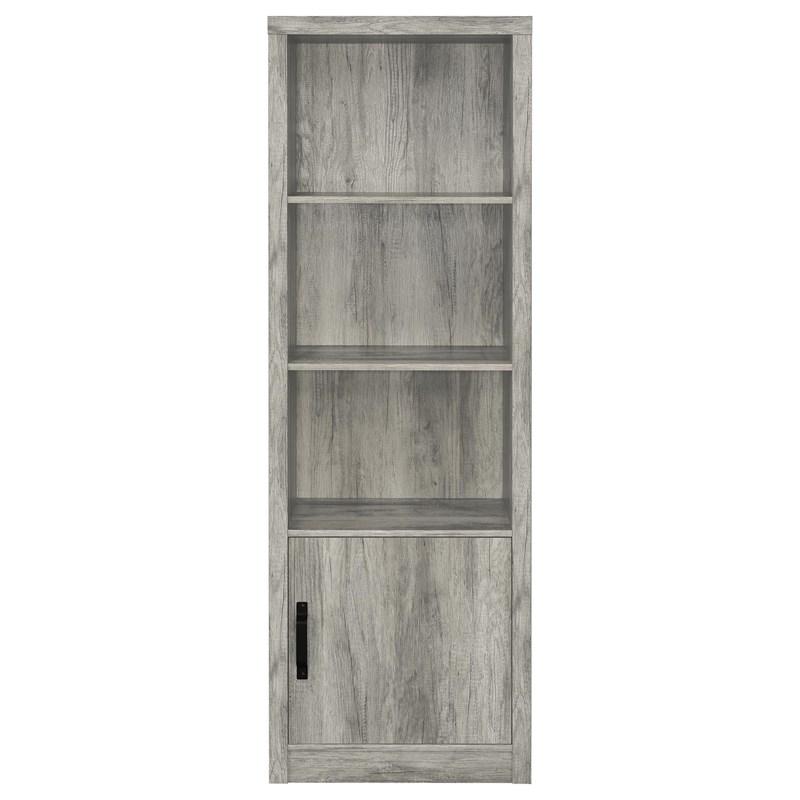 Large Picture of Coaster Furniture Burke 701024-SET 3-Piece Entertainment Center - Grey Driftwood