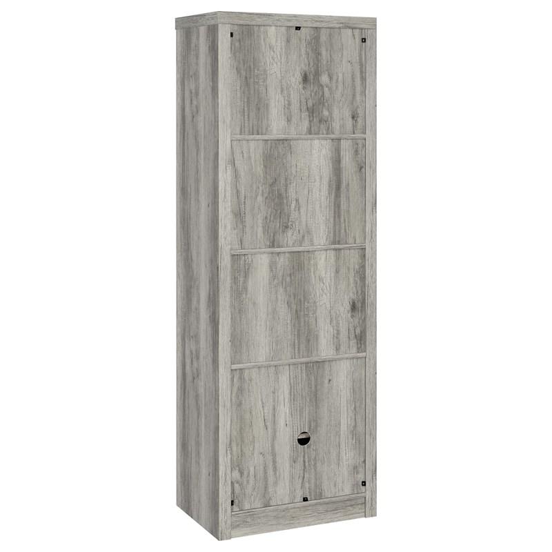 Large Picture of Coaster Furniture Burke 701024-SET 3-Piece Entertainment Center - Grey Driftwood