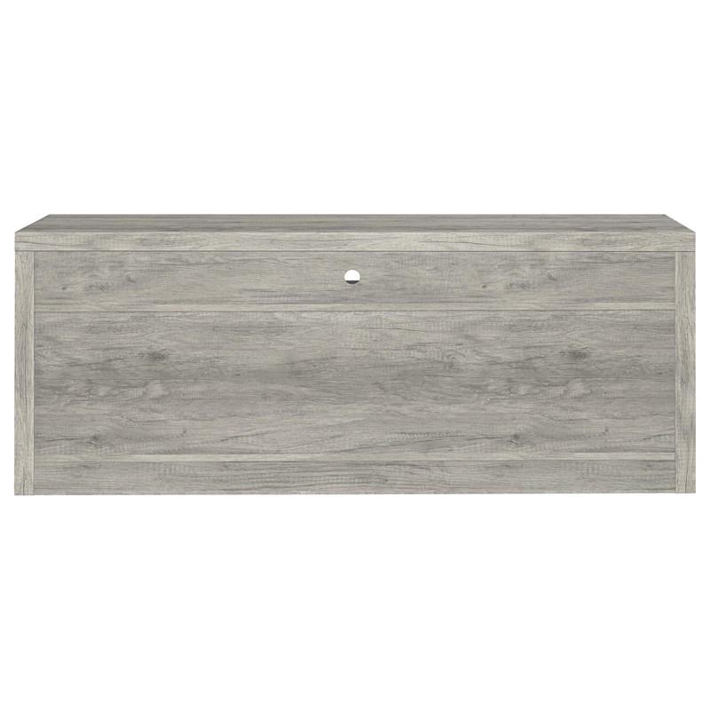 Large Picture of Coaster Furniture Burke 701024-SET 3-Piece Entertainment Center - Grey Driftwood