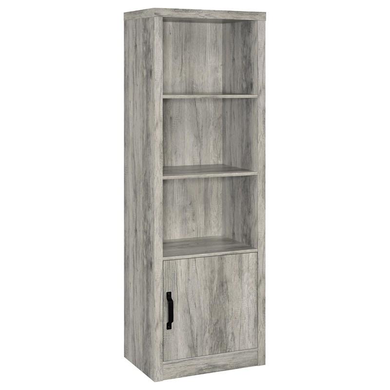 Large Picture of Coaster Furniture Burke 701024-SET 3-Piece Entertainment Center - Grey Driftwood