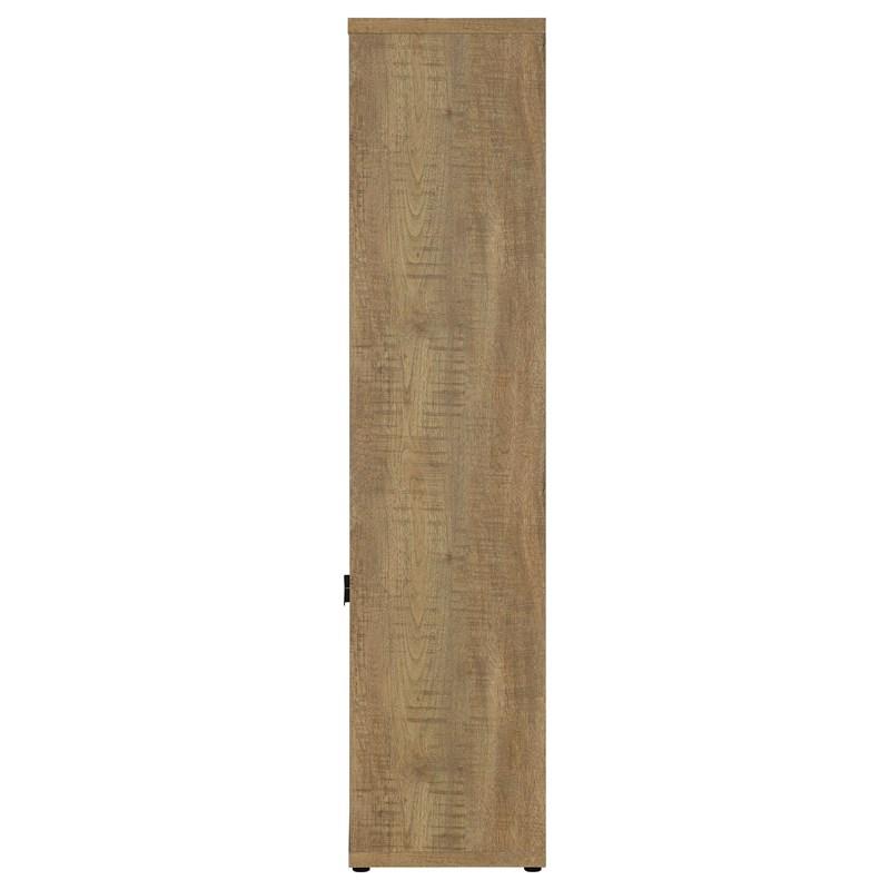 Large Picture of Coaster Furniture Tabby 701703 3-shelf Engineered Wood Media Tower - Mango