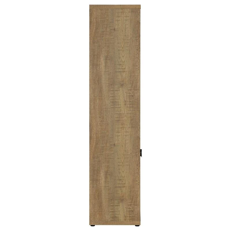 Large Picture of Coaster Furniture Tabby 701703 3-shelf Engineered Wood Media Tower - Mango