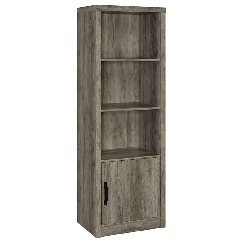 Coaster Furniture Burke 707726 3-shelf Engineered Wood Media Tower - Grey Driftwood