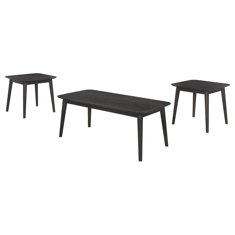 Coaster Furniture Radley 708490 3-piece Rectangular Coffee Table Set - Black