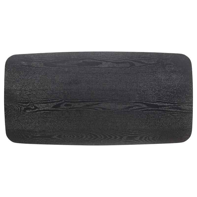 Large Picture of Coaster Furniture Radley 708490 3-piece Rectangular Coffee Table Set - Black