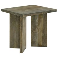 Coaster Furniture Andando 708497 Square Solid Wood End Table - Mango Brown (Occasional Tables - End Tables)
