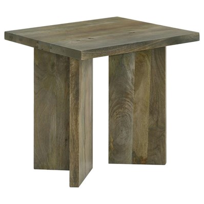 Coaster Furniture Andando 708497 Square Solid Wood End Table - Mango Brown