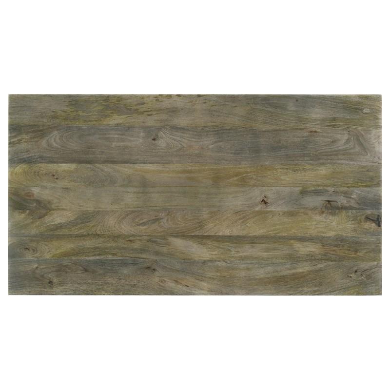 Large Picture of Coaster Furniture Andando 708498 Rectangular Solid Wood Coffee Table - Mango Brown