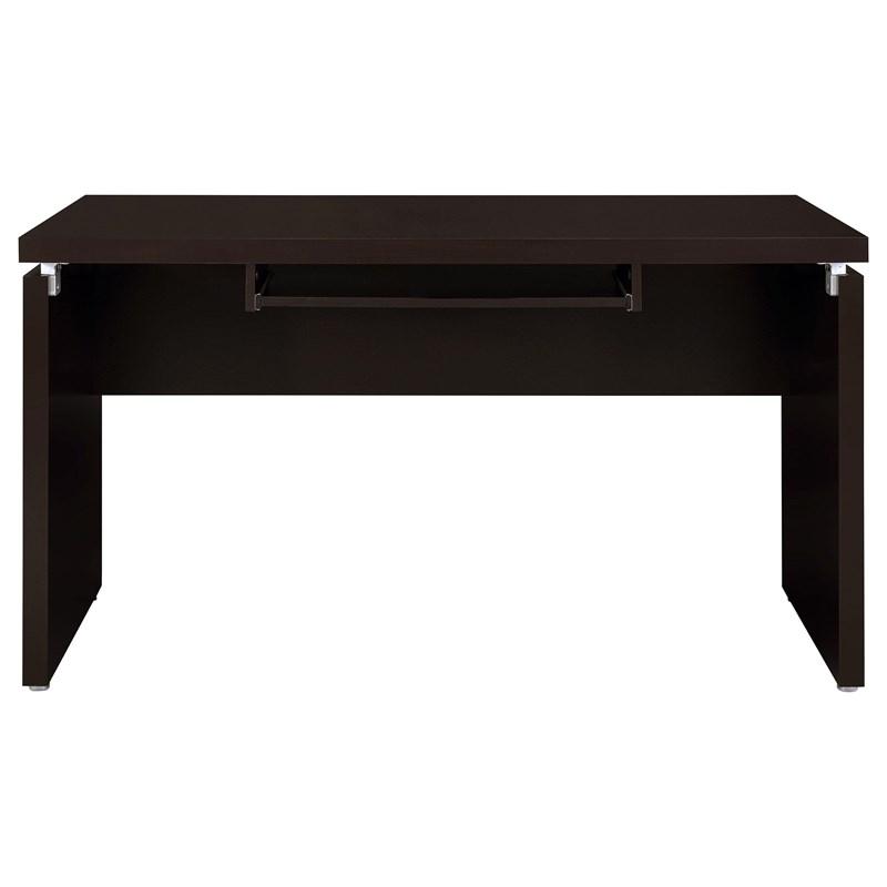 Large Picture of Coaster Furniture Skylar 800891L 83-inch L-Shaped Office Computer Desk - Cappuccino