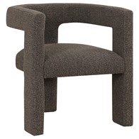 Coaster Furniture Petra 902880 Boucle Upholstered Accent Side Chair - Chocolate Brown (Accent Chairs - Stationary)