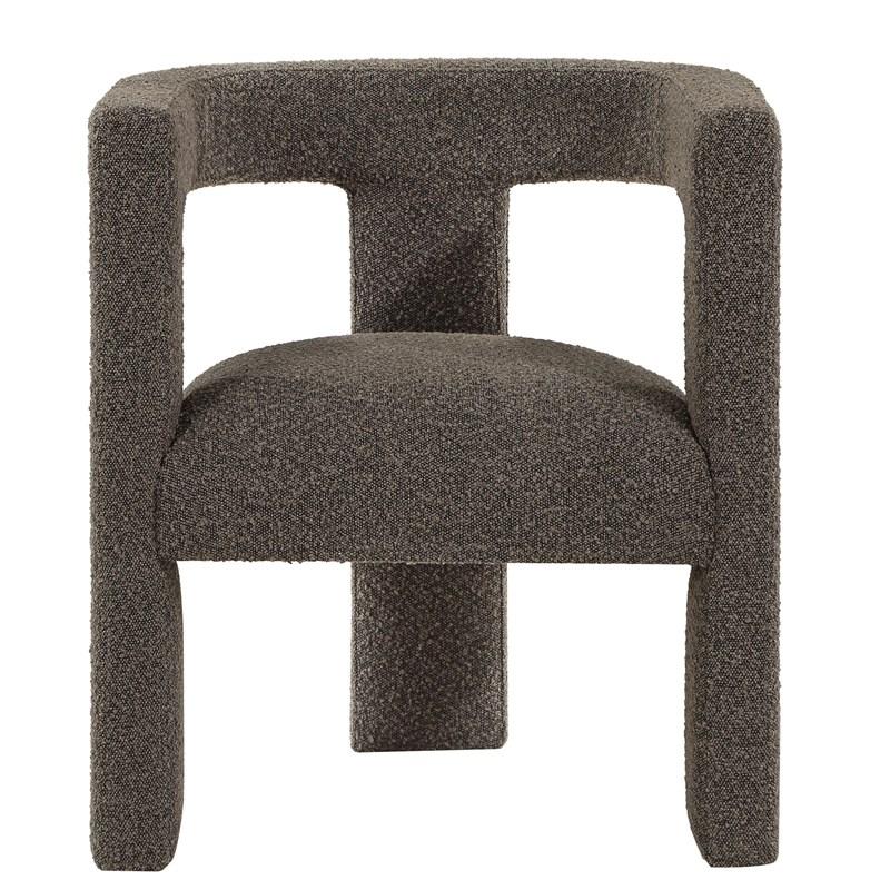 Large Picture of Coaster Furniture Petra 902880 Boucle Upholstered Accent Side Chair - Chocolate Brown