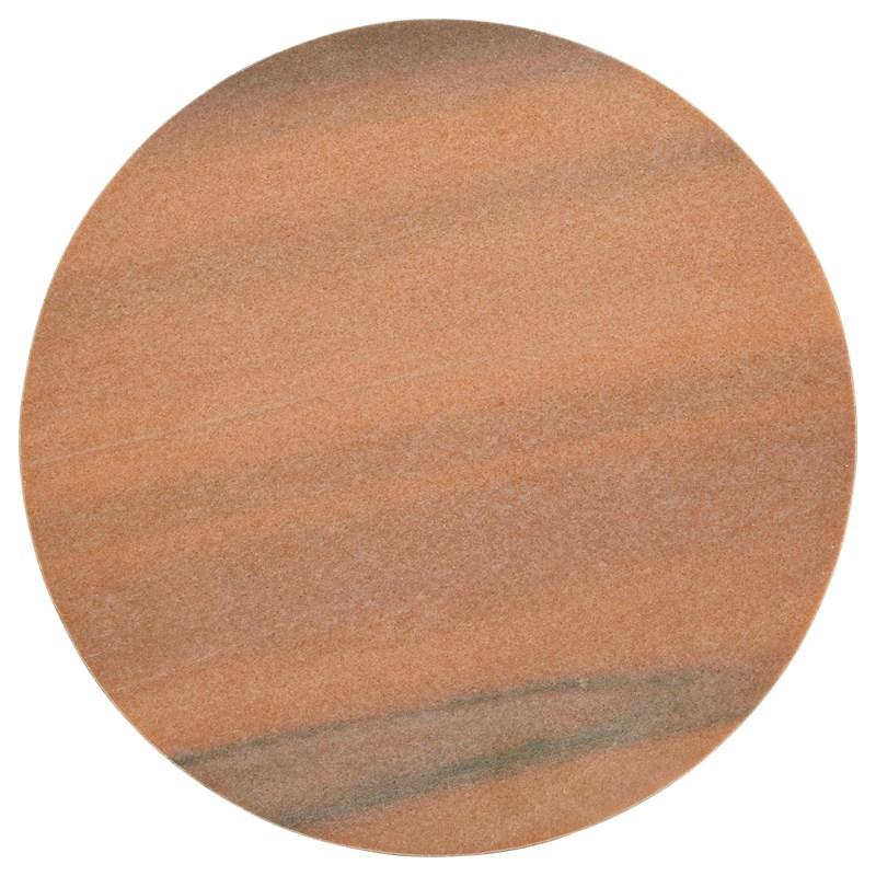 Large Picture of Coaster Furniture Colima 930249 Round Wood Top Accent Side Table - Peach