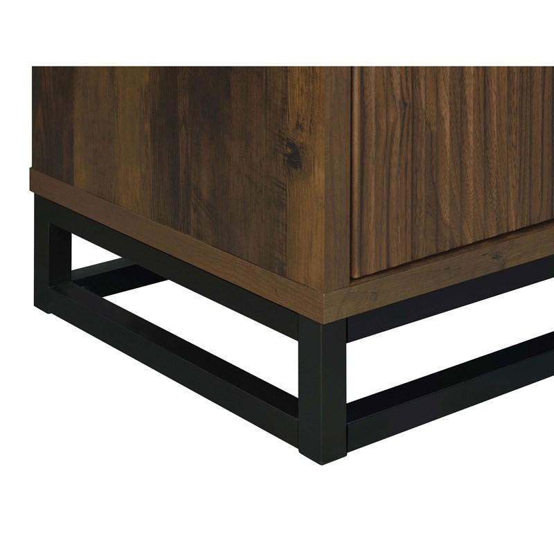 Large Picture of Coaster Furniture Ryatt 950393 4-door Engineered Wood Accent Cabinet - Dark Pine