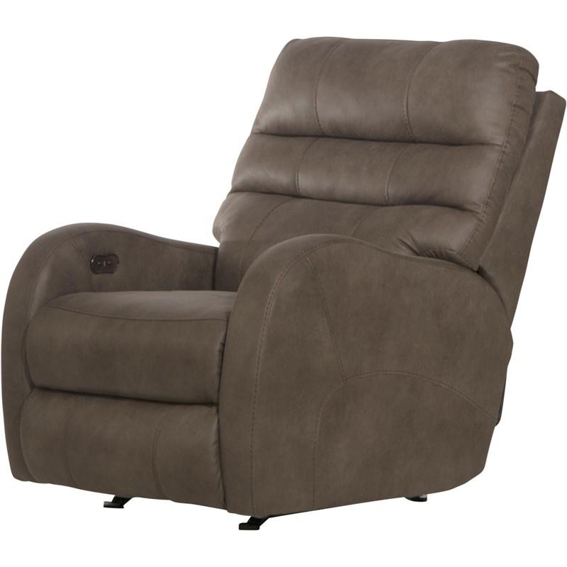 Large Picture of Catnapper Gadson 645852 Power Rocker Recliner - Taupe