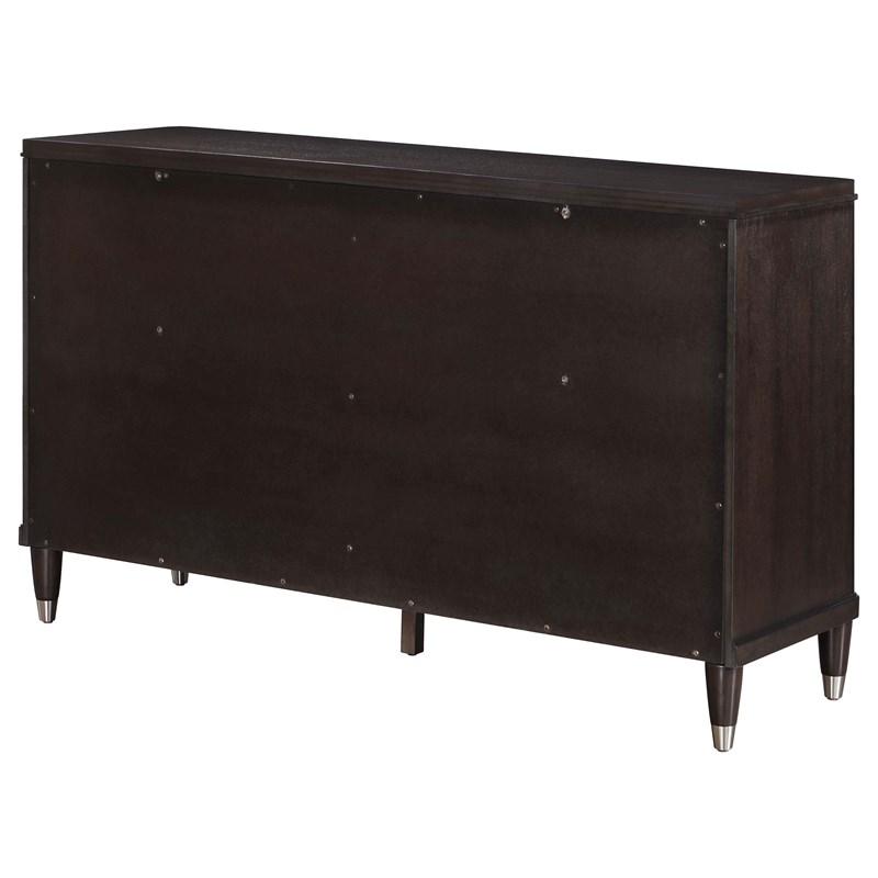 Large Picture of Coaster Furniture Emberlyn 223063 6-Drawer Dresser - Brown