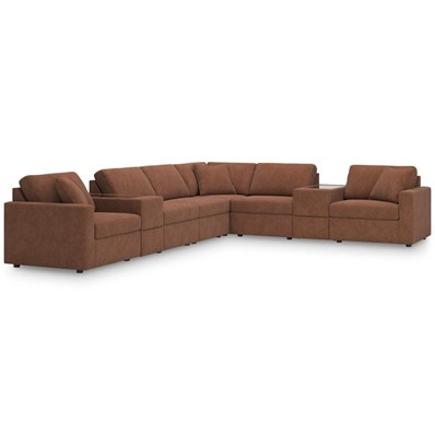 Signature Design by Ashley Modmax 92102S11 8 pc Sectional with Storage Consoles