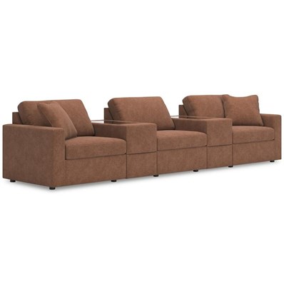 Signature Design by Ashley Modmax 92102S9 5 pc Sectional with Storage Consoles
