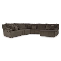 Signature Design by Ashley Top Tier 92705S1 6 pc Reclining Sectional with Chaise (Sectionals - Reclining)